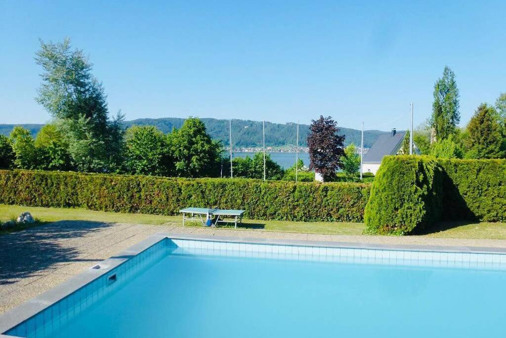 Die Seeblume - Ferienwohnung Mit Pool Und Seeblick Bodman-Ludwigshafen Εξωτερικό φωτογραφία